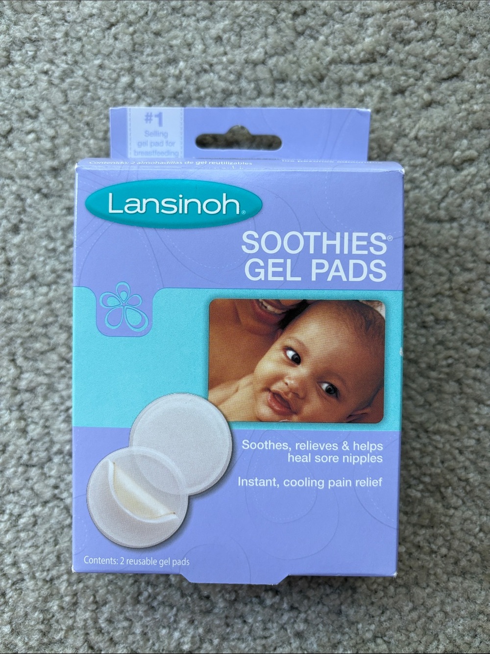 NIB Lansinoh Soothies Gel Pads